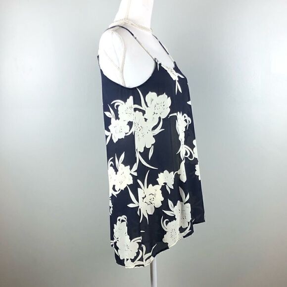 Blue White Floral Top Spaghetti… - Picture 2 of 8